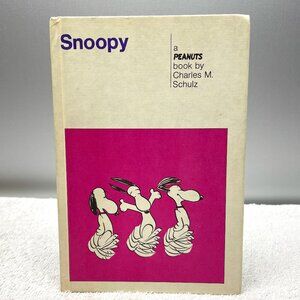 VGVUC Book: "Snoopy," Peanuts Book, Charles M. Schulz, Hardback, 1958